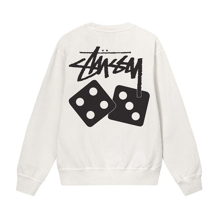 Stussy Dice Pigment Dyed Crew Natural