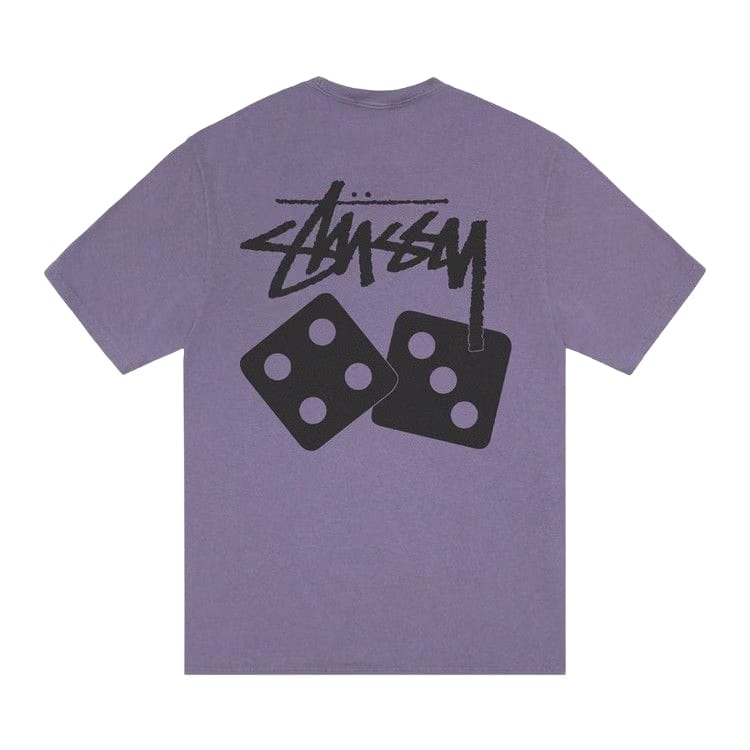 Stussy Dice T-Shirt Pigment Dyed Grape
