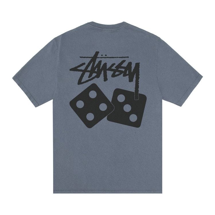 Stussy Dice T-Shirt Pigment Dyed Navy
