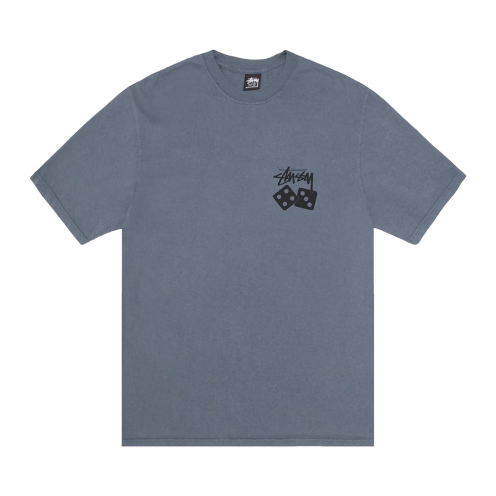 Stussy Dice T-Shirt Pigment Dyed Navy