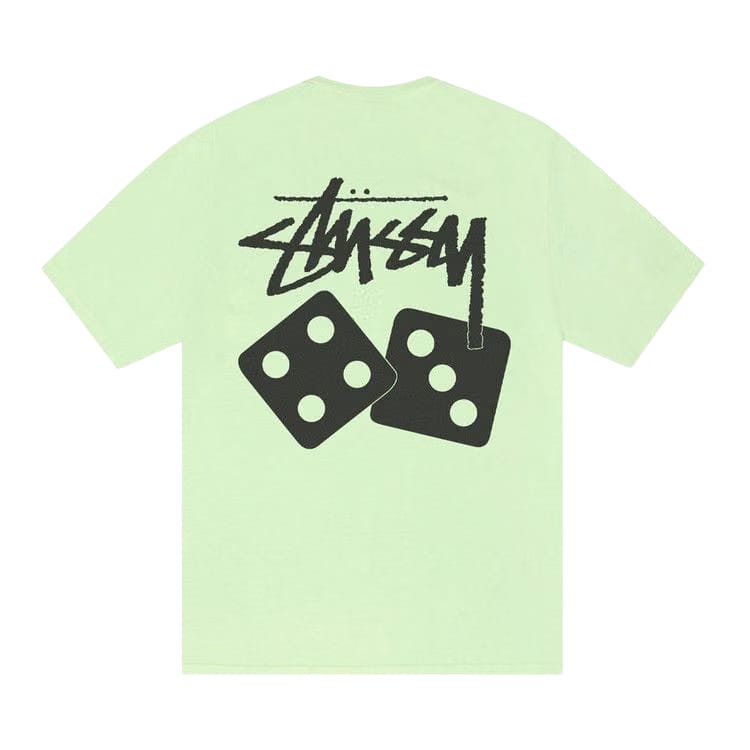 Stussy Dice T-Shirt Pigment Dyed Pistachio