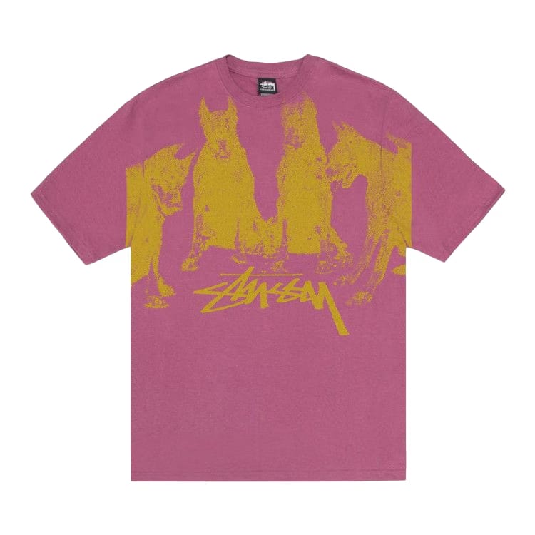 Stussy Dobermans T-Shirt Berry