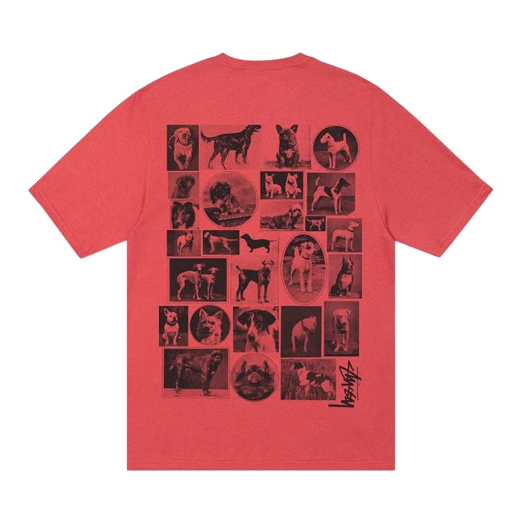Stussy Dog Collage T-Shirt Pepper