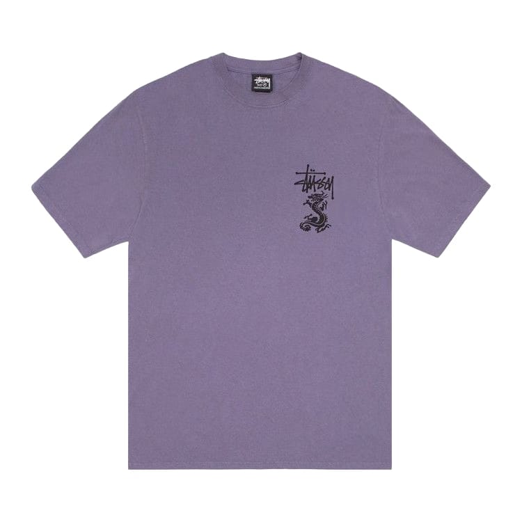 Stussy Double Dragon T-Shirt Pigment Dyed Grape