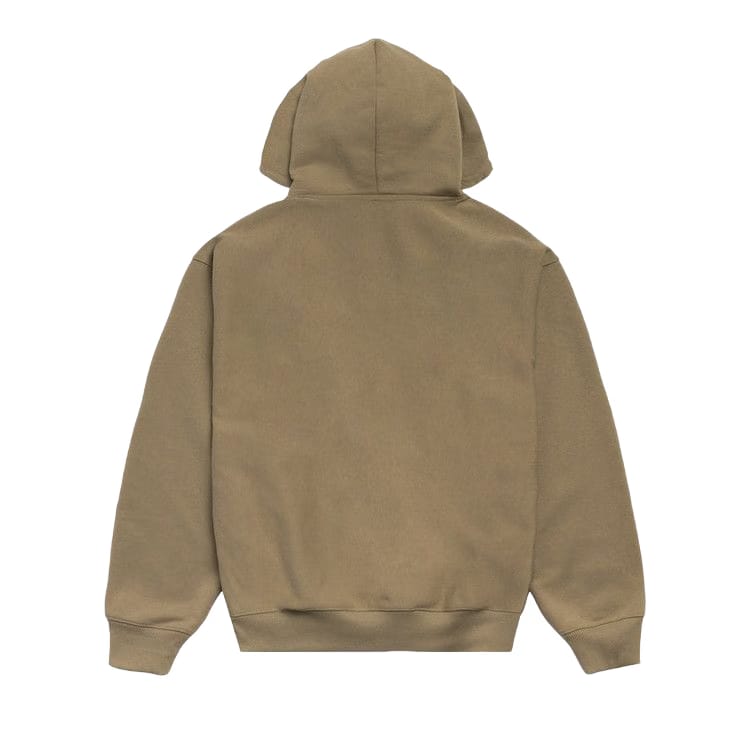 Stussy Double Stripe Embroidered Hoodie Army