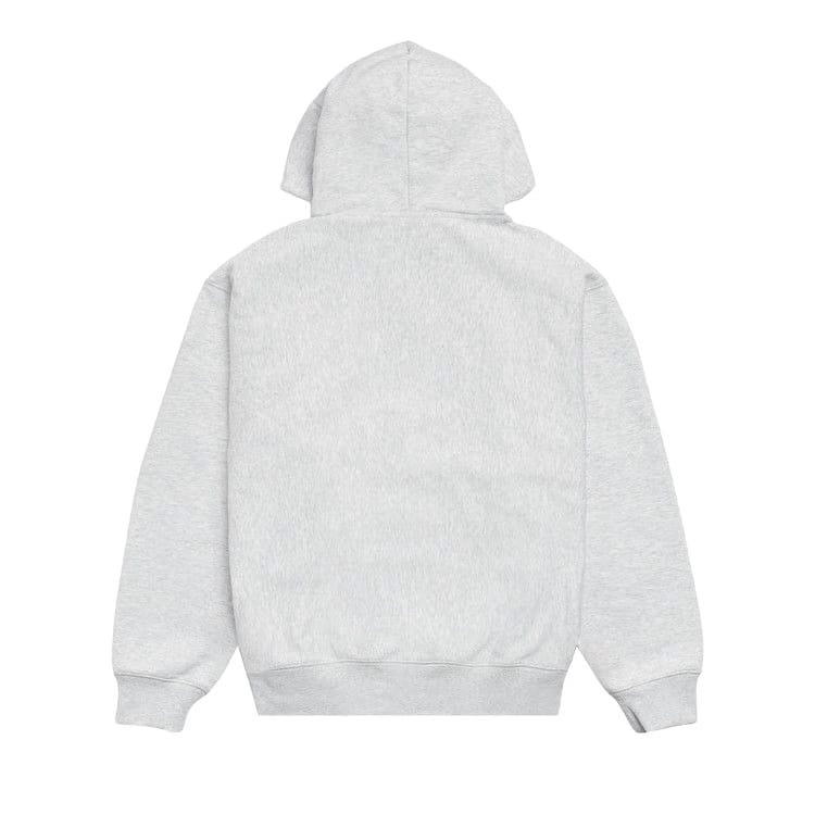 Stussy Double Stripe Embroidered Hoodie Ash Heather
