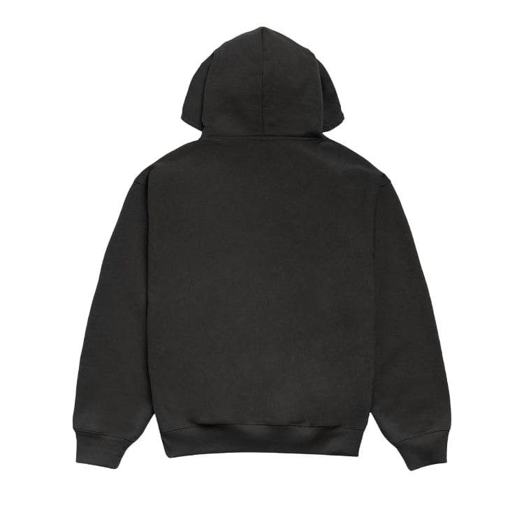 Stussy Double Stripe Embroidered Hoodie Black