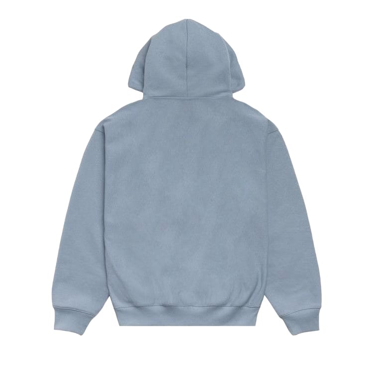 Stussy Double Stripe Embroidered Hoodie Slate