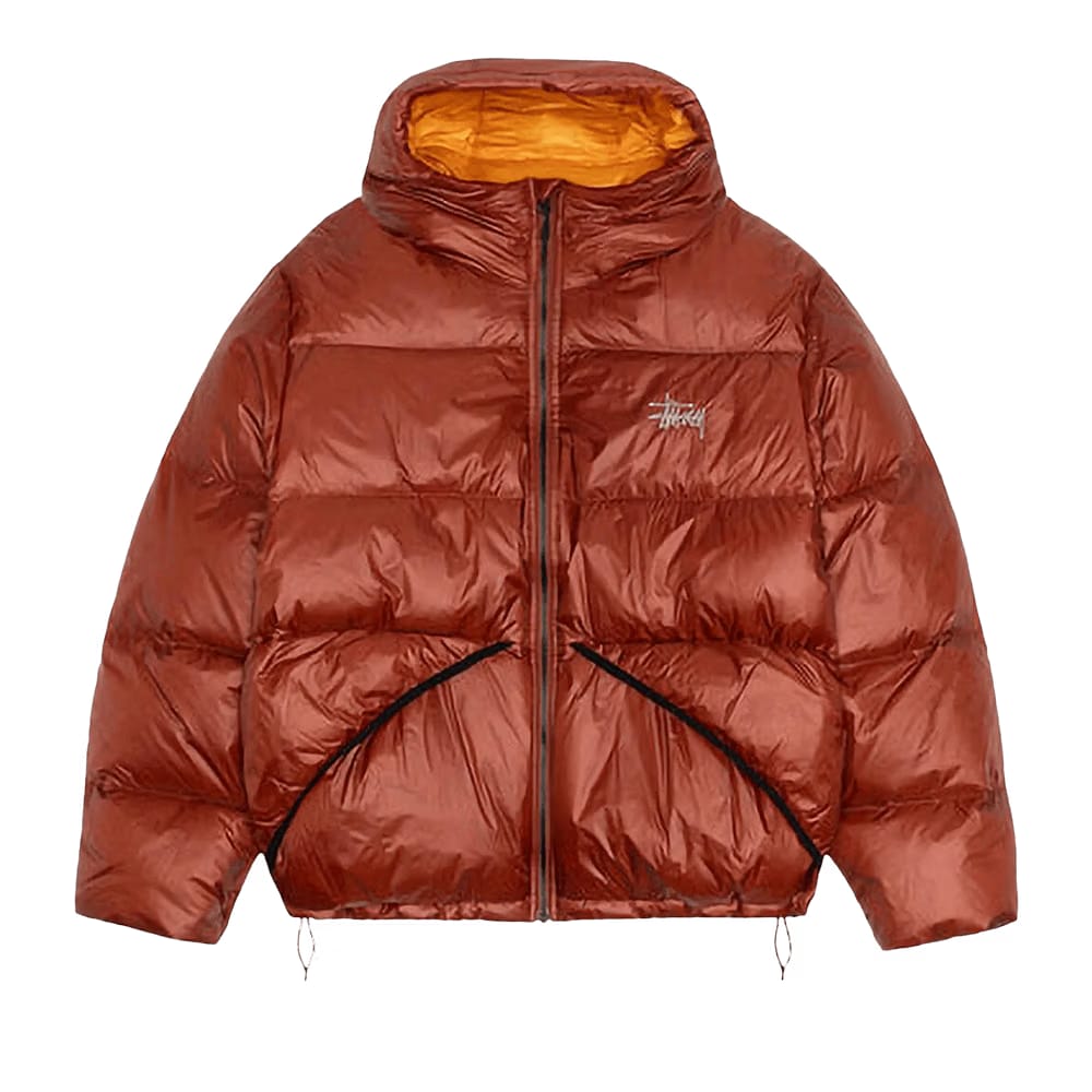 Stussy Down Parka Micro Ripstop Brick