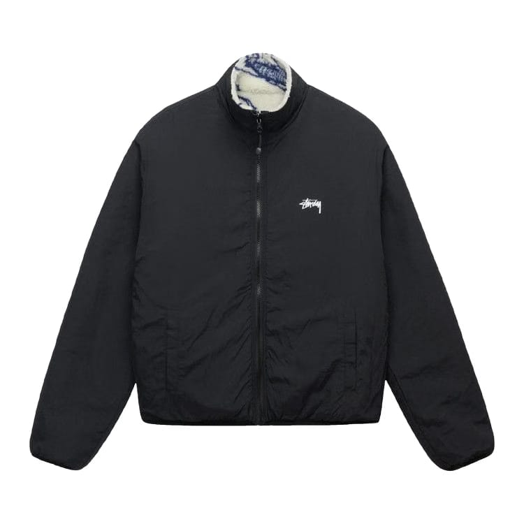 Stussy Dragon Sherpa Jacket Natural