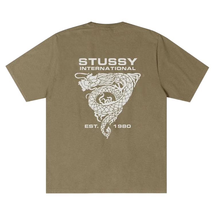 Stussy Dragon T-Shirt Army
