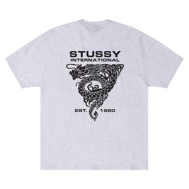 Stussy Dragon T-Shirt Ash Heather