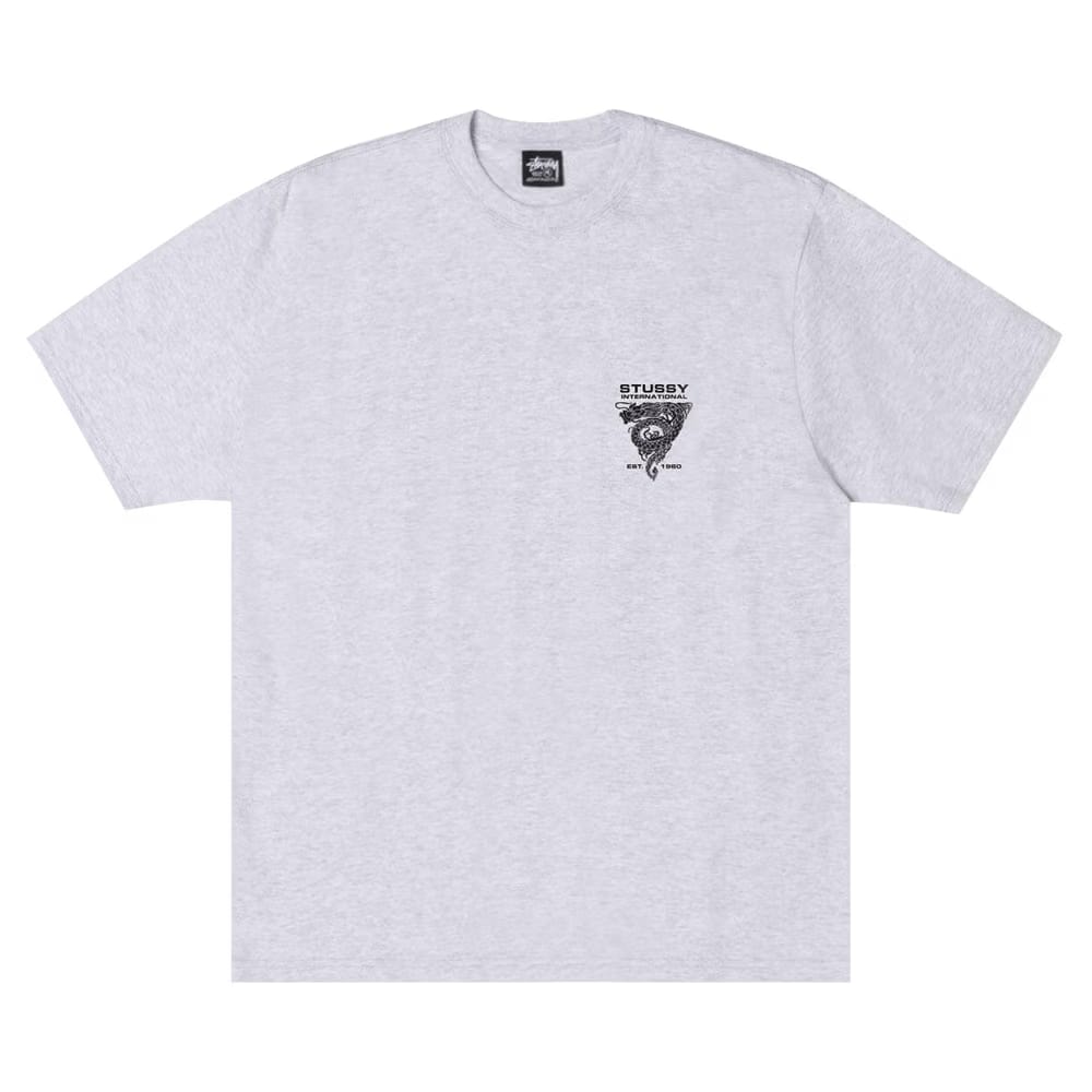 Stussy Dragon T-Shirt Ash Heather