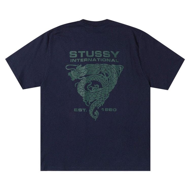 Stussy Dragon T-Shirt Navy
