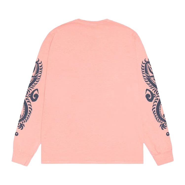 Stussy Dragons Long-Sleeve T-Shirt Coral