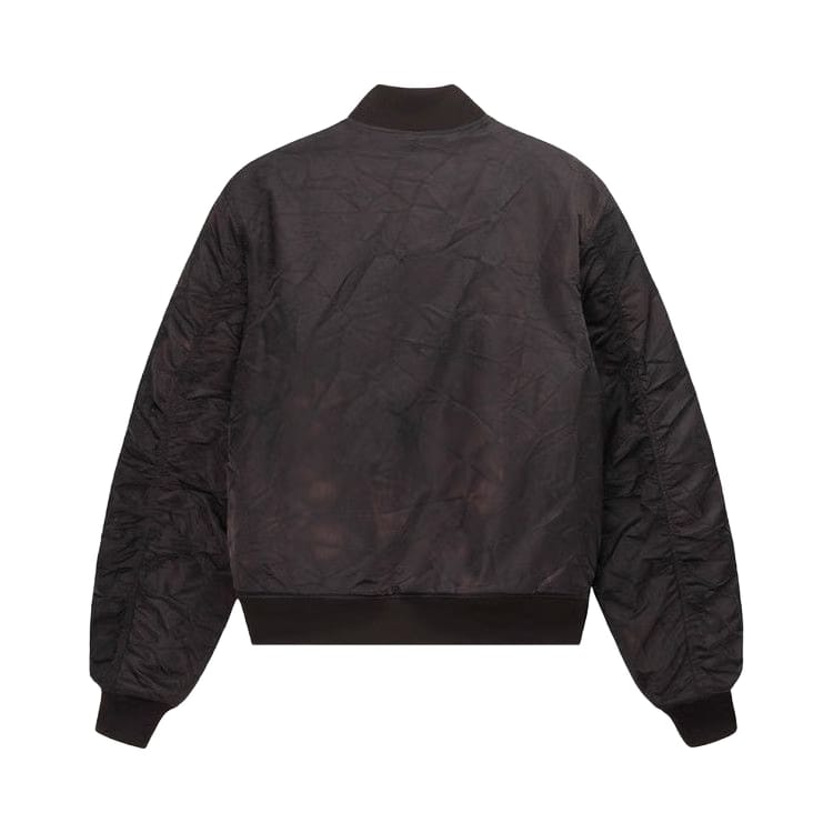 Stussy Dyed Nylon Bomber Brown