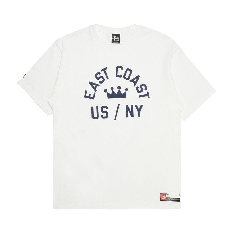 Stussy East Coast Crown US/NY T-Shirt White