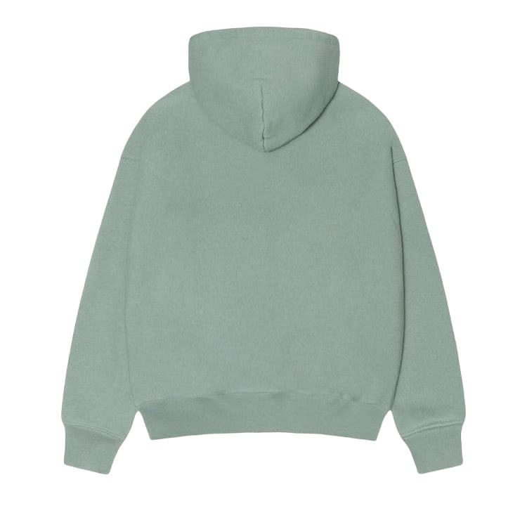 Stussy Established Zip Hoodie Grey Green