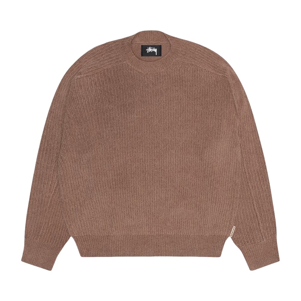 Stussy Exposed Seam Crew Brown