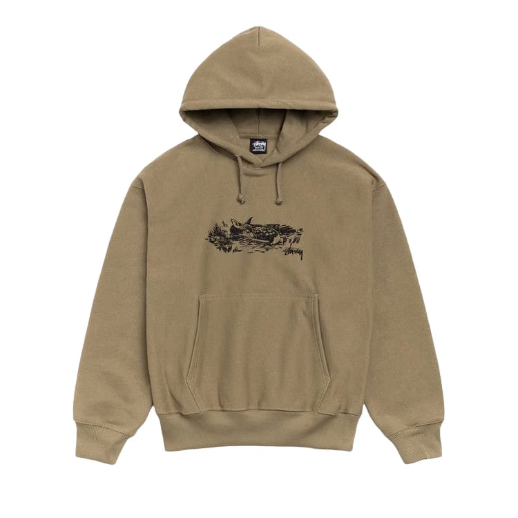 Stussy Fawn Hoodie Army