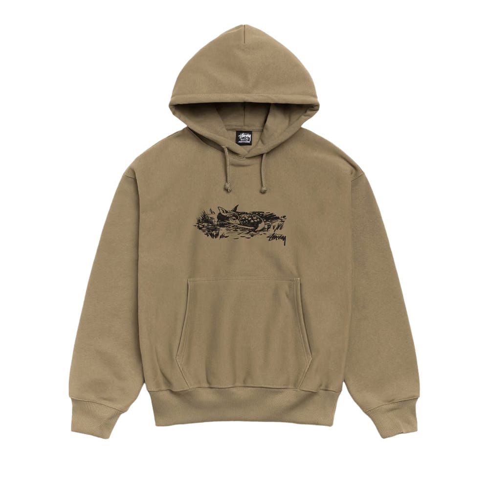 Stussy Fawn Hoodie Army
