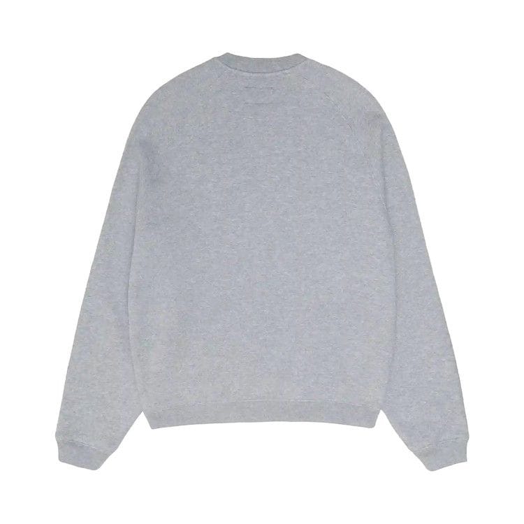 Stussy Raglan Sleeve Crew Grey Heather
