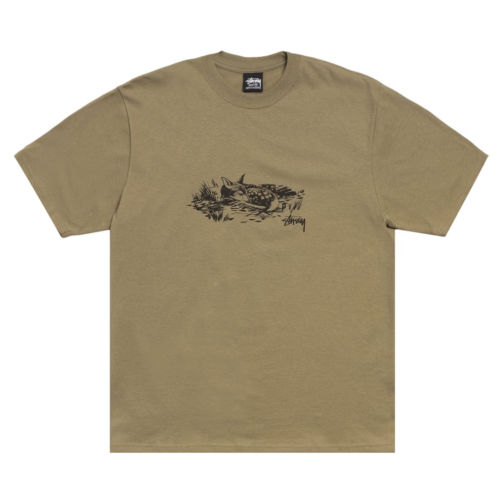 Stussy Fawn T-Shirt Army