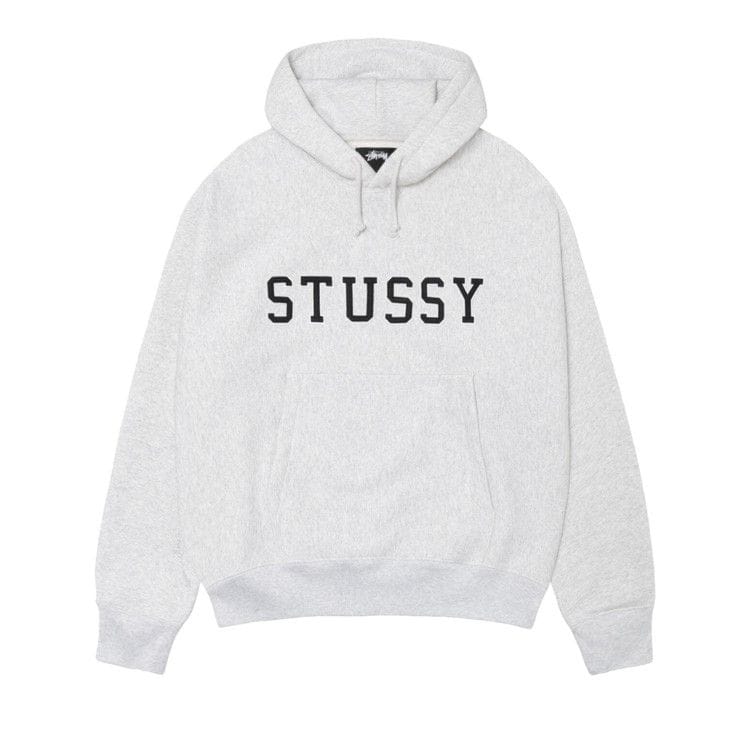 Stussy Felt Applique Hoodie Ash Heather