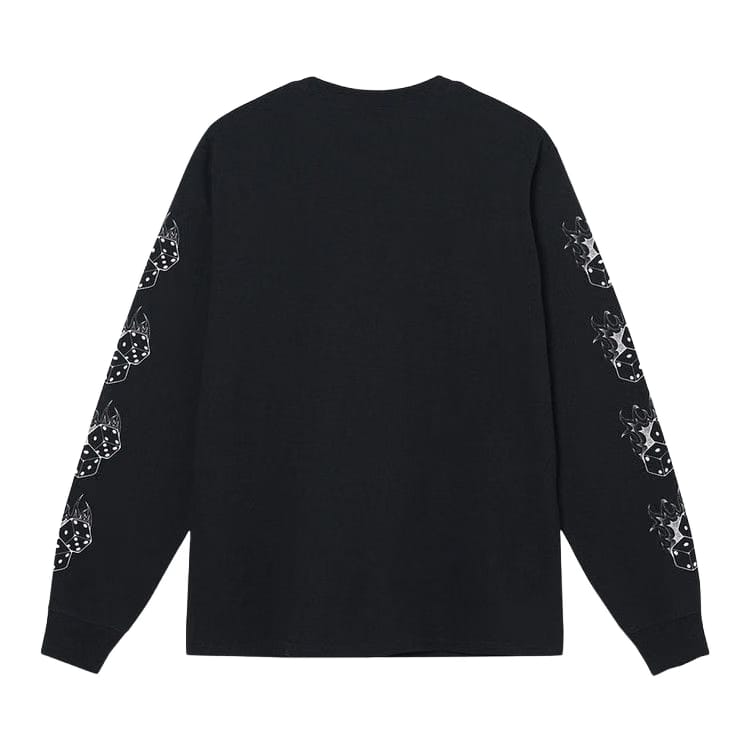 Stussy Fire Dice Long-Sleeve T-Shirt Black