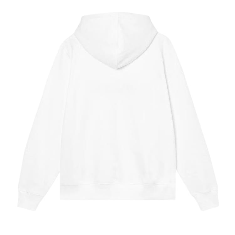 Stussy Flames Hood White