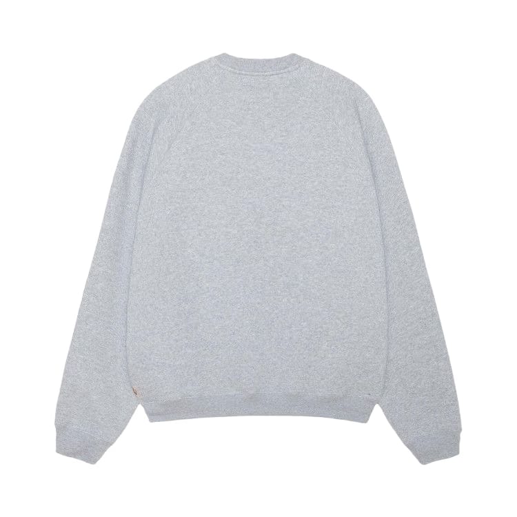 Stussy Fleece Raglan Crew Grey Heather
