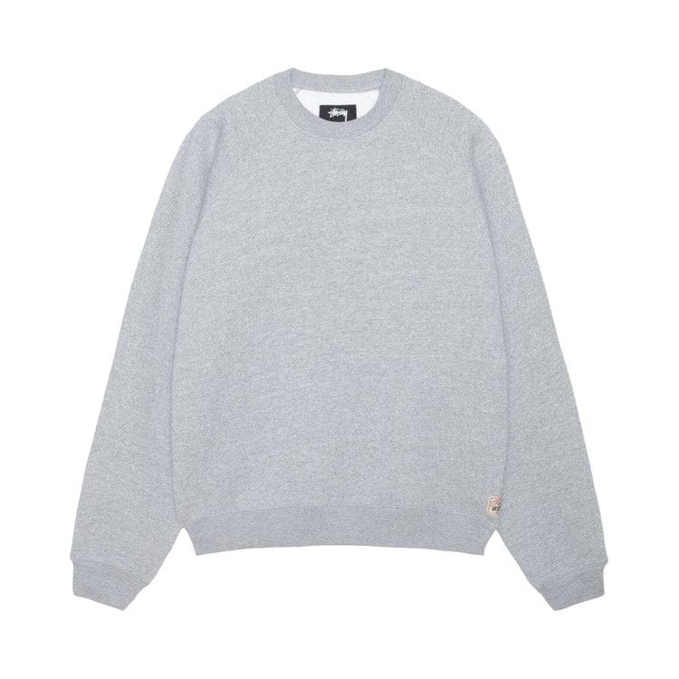 Stussy Fleece Raglan Crew Grey Heather
