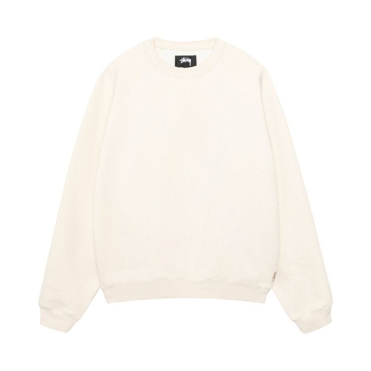Stussy Fleece Raglan Crew Natural