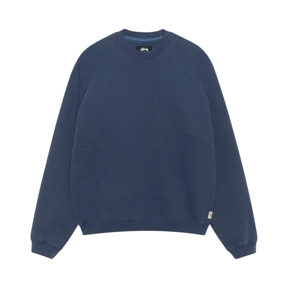 Stussy Fleece Raglan Crew Navy