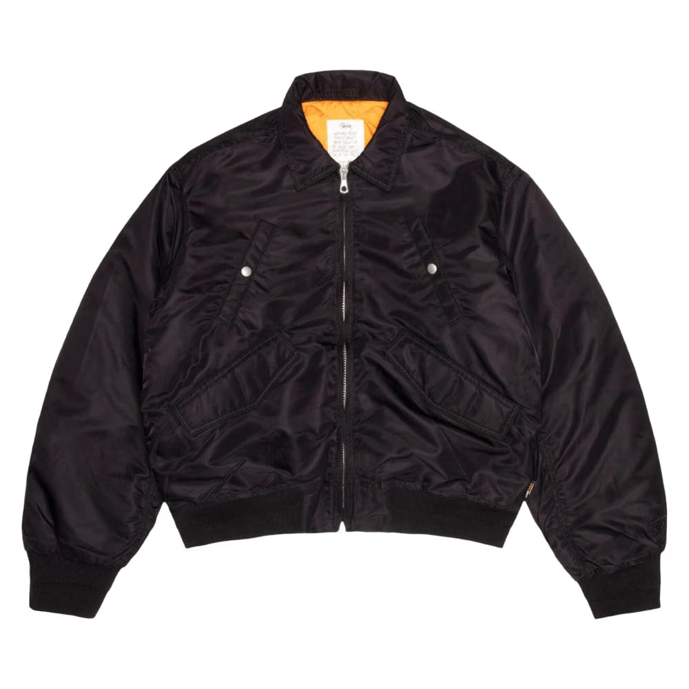 Stussy Flight Bomber Black
