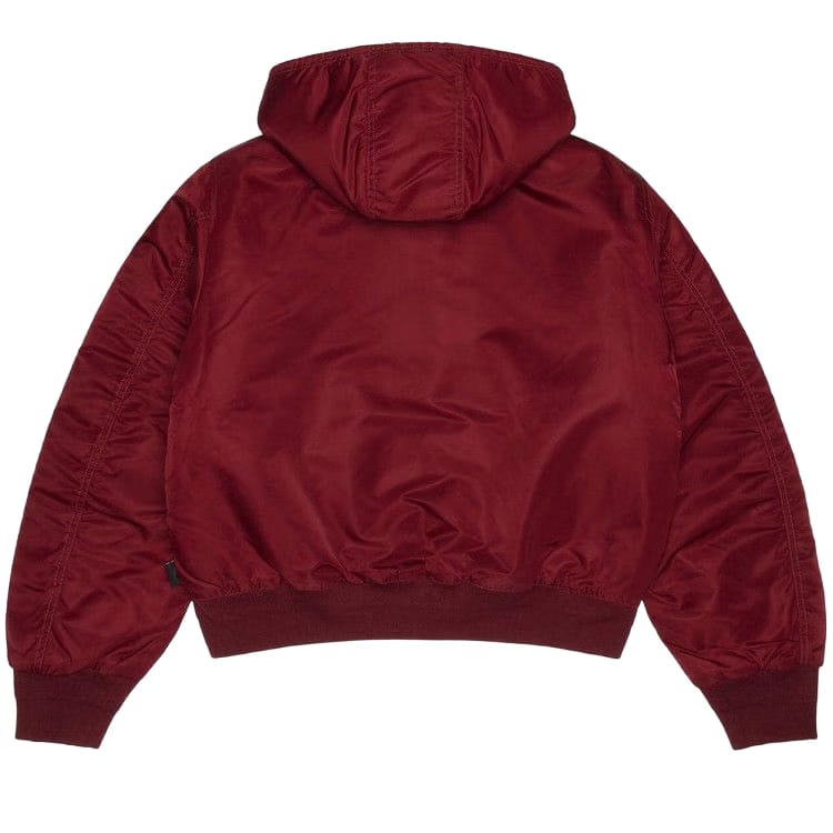 Stussy Flight Bomber Burgundy
