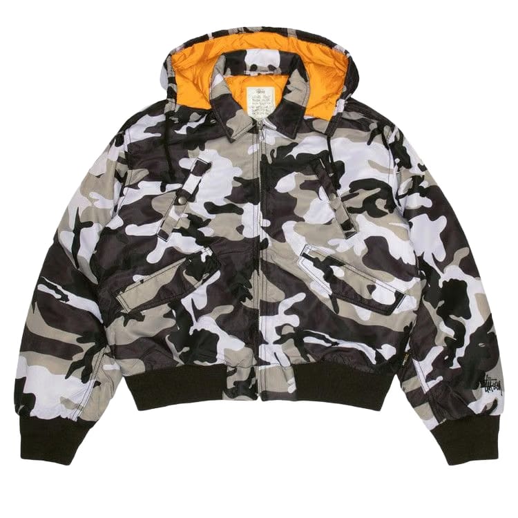Stussy Flight Bomber Snow Camo