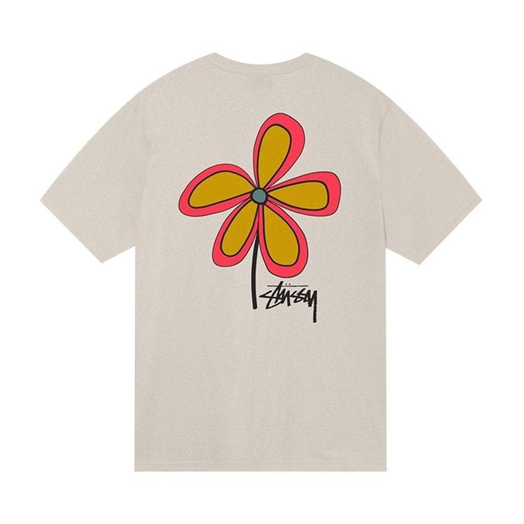 Stussy Flower T-Shirt Smoke