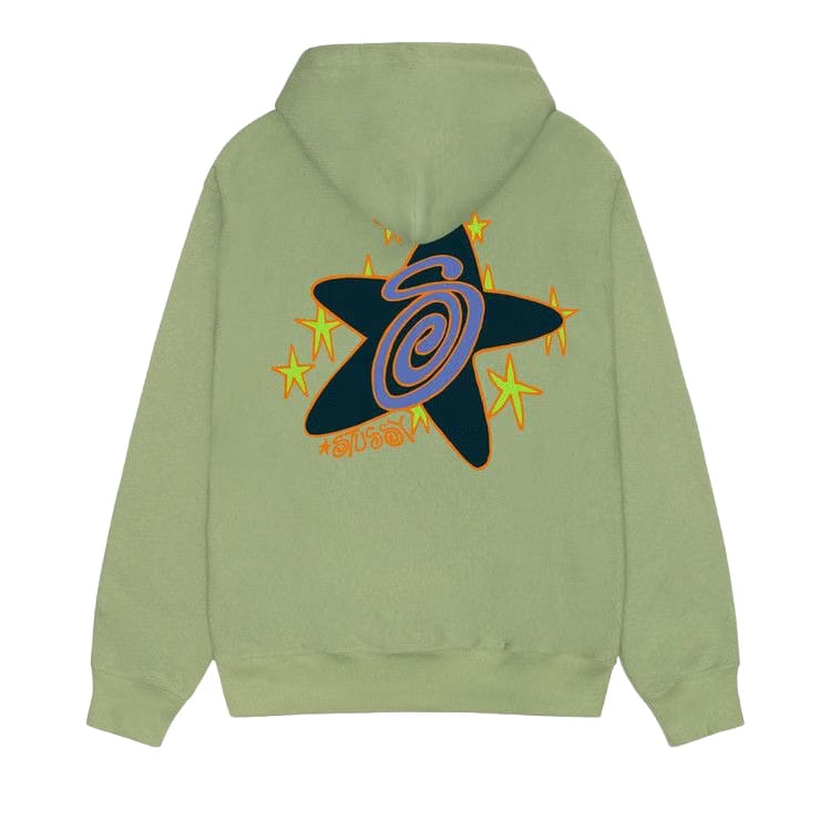 Stussy Galaxy Hoodie Moss