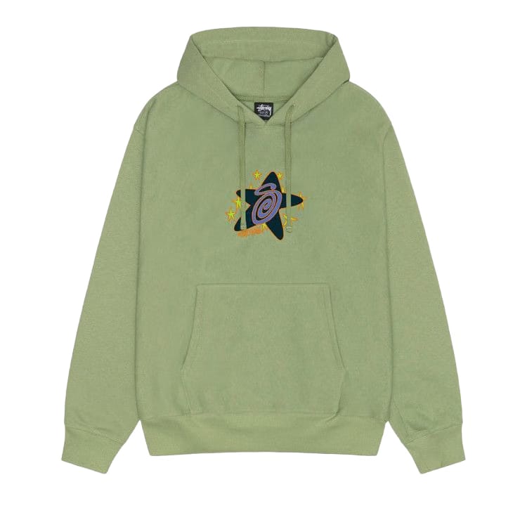 Stussy Galaxy Hoodie Moss