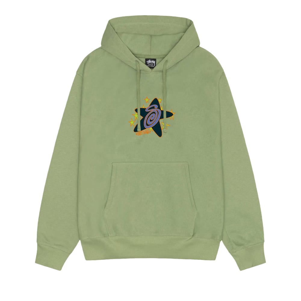 Stussy Galaxy Hoodie Moss