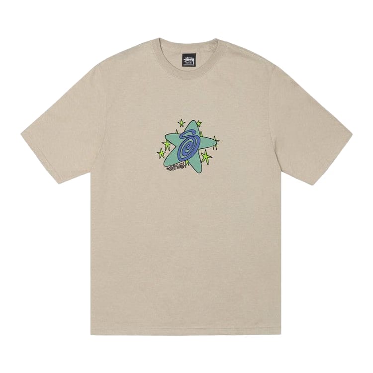 Stussy Galaxy T-Shirt Khaki
