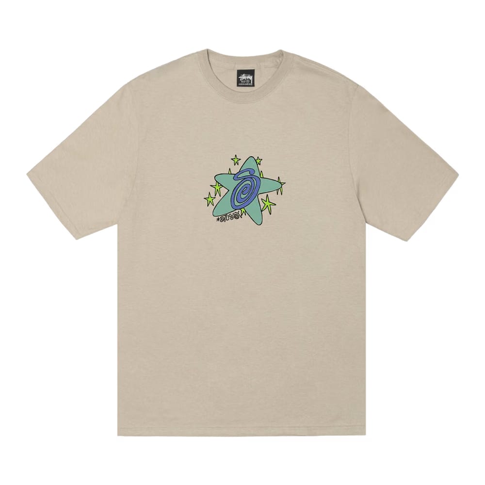 Stussy Galaxy T-Shirt Khaki