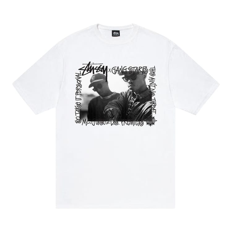 Stussy Gang Starr Take It Personal T-Shirt White