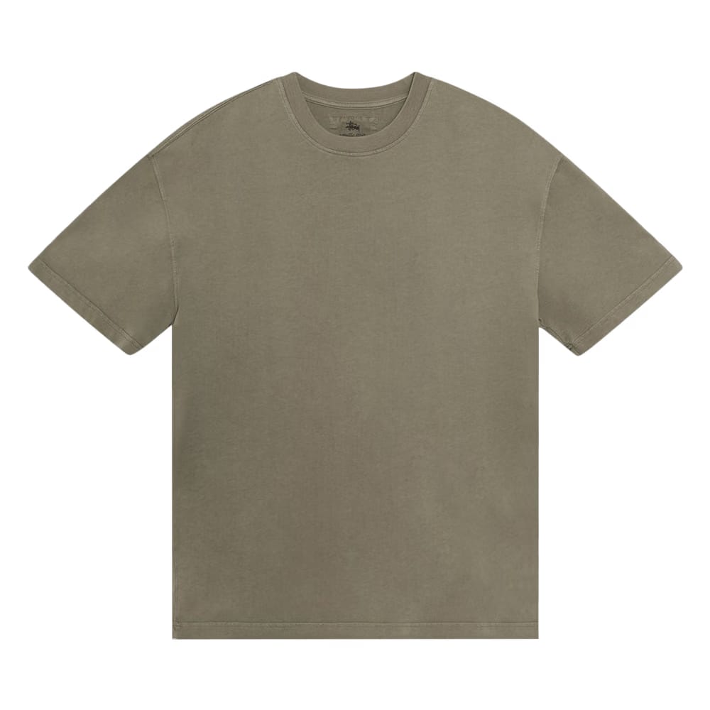 Stussy Garment Dyed Shorts-Sleeve T-Shirt Olive