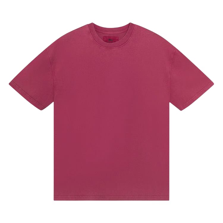 Stussy Garment Dyed Shorts-Sleeve T-Shirt Plum