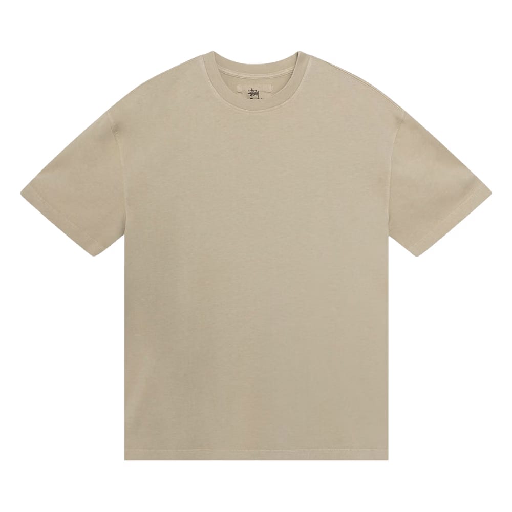Stussy Garment Dyed Shorts-Sleeve T-Shirt Tan