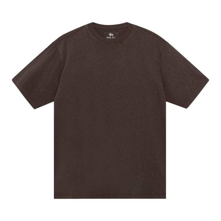 Stussy Garment Dyed Ss T-Shirt Brown