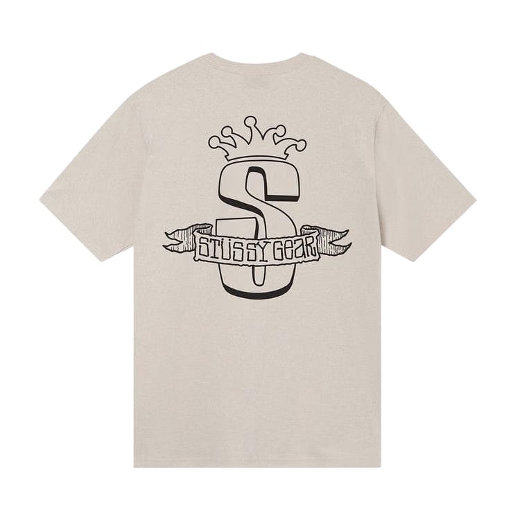 Stussy Gear Banner T-Shirt Smoke