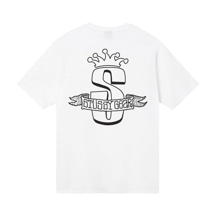 Stussy Gear Banner T-Shirt White